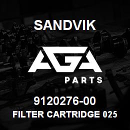 9120276-00 Sandvik FILTER CARTRIDGE 0250 DN 25 | AGA Parts