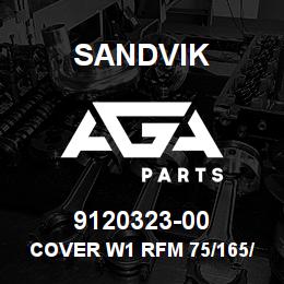 9120323-00 Sandvik COVER W1 RFM 75/165/185 | AGA Parts