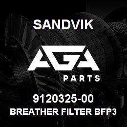 9120325-00 Sandvik BREATHER FILTER BFP3G10W | AGA Parts