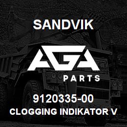 9120335-00 Sandvik CLOGGING INDIKATOR VR2D/L24 | AGA Parts