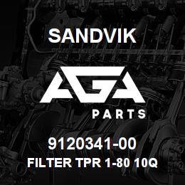 9120341-00 Sandvik FILTER TPR 1-80 10Q | AGA Parts