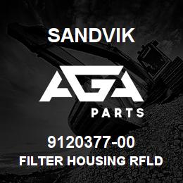9120377-00 Sandvik FILTER HOUSING RFLD W/HC 951 | AGA Parts