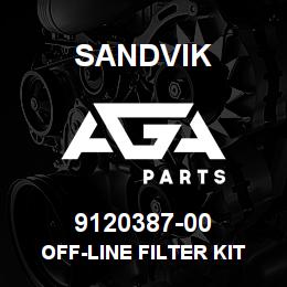 9120387-00 Sandvik OFF-LINE FILTER KIT HD HDU 15/25 | AGA Parts