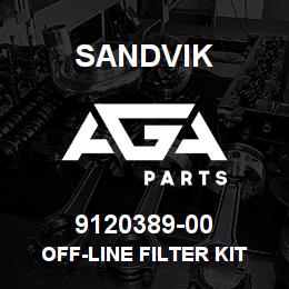 9120389-00 Sandvik OFF-LINE FILTER KIT HD HDU 15/25 | AGA Parts