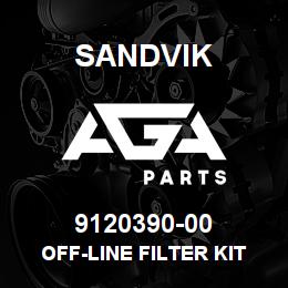 9120390-00 Sandvik OFF-LINE FILTER KIT HD HDU 15/25 | AGA Parts