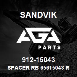 912-15043 Sandvik SPACER RB 65615043 RB | AGA Parts