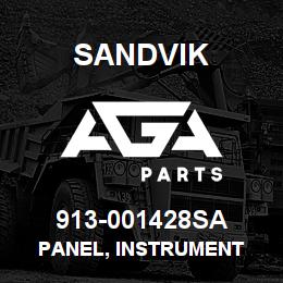 913-001428SA Sandvik PANEL, INSTRUMENT | AGA Parts