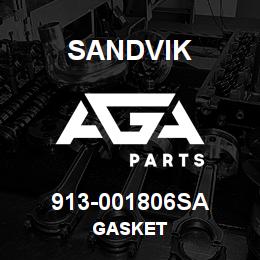 913-001806SA Sandvik GASKET | AGA Parts