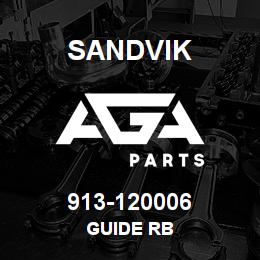 913-120006 Sandvik GUIDE RB | AGA Parts