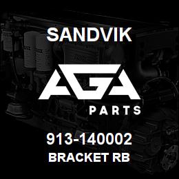 913-140002 Sandvik BRACKET RB | AGA Parts