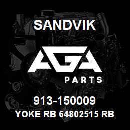 913-150009 Sandvik YOKE RB 64802515 RB | AGA Parts