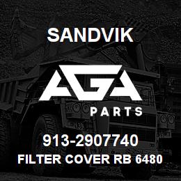 913-2907740 Sandvik FILTER COVER RB 64802663 RB | AGA Parts