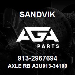 913-2967694 Sandvik AXLE RB A2U913-341008 | AGA Parts