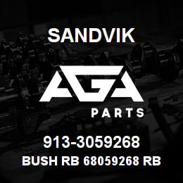 913-3059268 Sandvik BUSH RB 68059268 RB | AGA Parts