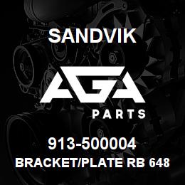 913-500004 Sandvik BRACKET/PLATE RB 64802936 RB | AGA Parts
