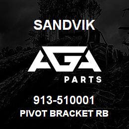 913-510001 Sandvik PIVOT BRACKET RB | AGA Parts