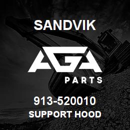 913-520010 Sandvik SUPPORT HOOD | AGA Parts