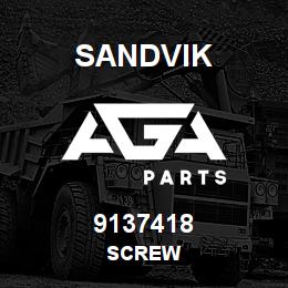 9137418 Sandvik SCREW | AGA Parts