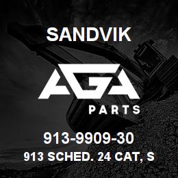 913-9909-30 Sandvik 913 SCHED. 24 CAT, STOCK | AGA Parts