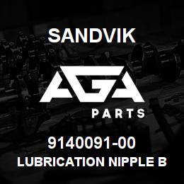 9140091-00 Sandvik LUBRICATION NIPPLE BH R 1/8 | AGA Parts