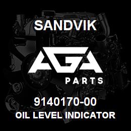 9140170-00 Sandvik OIL LEVEL INDICATOR RB | AGA Parts