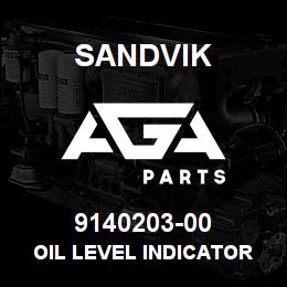9140203-00 Sandvik OIL LEVEL INDICATOR | AGA Parts