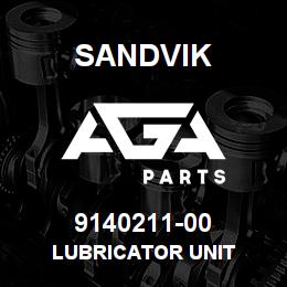 9140211-00 Sandvik LUBRICATOR UNIT | AGA Parts