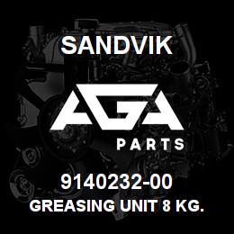 9140232-00 Sandvik GREASING UNIT 8 KG. TANK 110 V.AC | AGA Parts