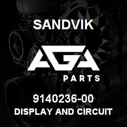 9140236-00 Sandvik DISPLAY AND CIRCUIT BOARD | AGA Parts