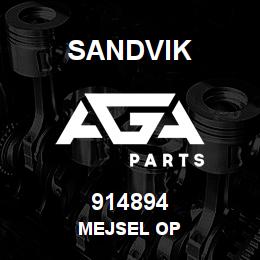 914894 Sandvik MEJSEL OP | AGA Parts