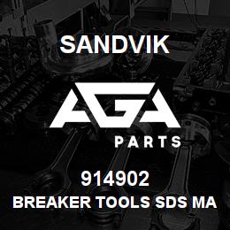 914902 Sandvik BREAKER TOOLS SDS MAX MOIL POINT OP | AGA Parts