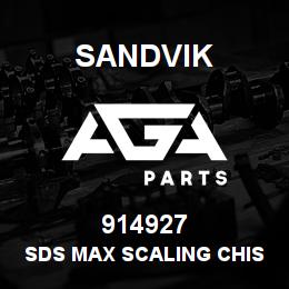 914927 Sandvik SDS MAX SCALING CHISEL L600 MM. OP | AGA Parts