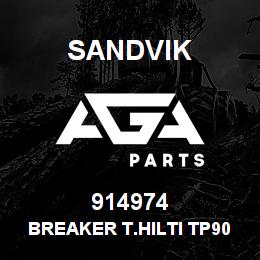914974 Sandvik BREAKER T.HILTI TP905 MOIL POINT OP | AGA Parts