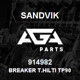 914982 Sandvik BREAKER T.HILTI TP905 NORROW CHI OP | AGA Parts
