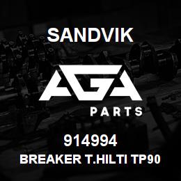 914994 Sandvik BREAKER T.HILTI TP905 SCALING CH OP | AGA Parts