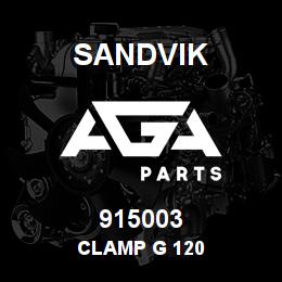 915003 Sandvik CLAMP G 120 | AGA Parts