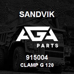 915004 Sandvik CLAMP G 120 | AGA Parts