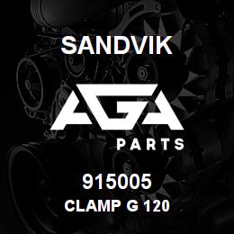 915005 Sandvik CLAMP G 120 | AGA Parts