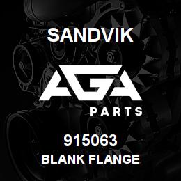 915063 Sandvik BLANK FLANGE | AGA Parts