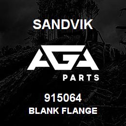 915064 Sandvik BLANK FLANGE | AGA Parts