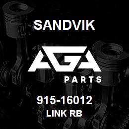 915-16012 Sandvik LINK RB | AGA Parts