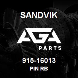 915-16013 Sandvik PIN RB | AGA Parts