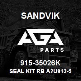 915-35026K Sandvik SEAL KIT RB A2U913-598056 RB | AGA Parts
