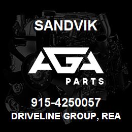 915-4250057 Sandvik DRIVELINE GROUP, REAR | AGA Parts