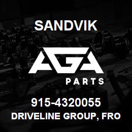 915-4320055 Sandvik DRIVELINE GROUP, FRONT | AGA Parts