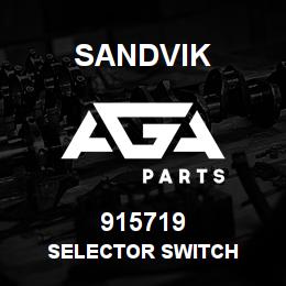915719 Sandvik SELECTOR SWITCH | AGA Parts