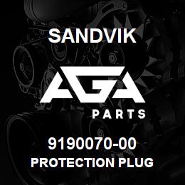 9190070-00 Sandvik PROTECTION PLUG | AGA Parts
