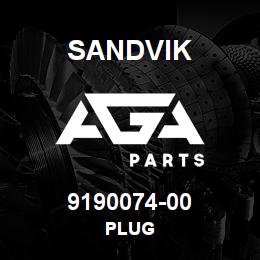 9190074-00 Sandvik PLUG | AGA Parts