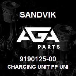 9190125-00 Sandvik CHARGING UNIT FP UNIT 628500650 | AGA Parts