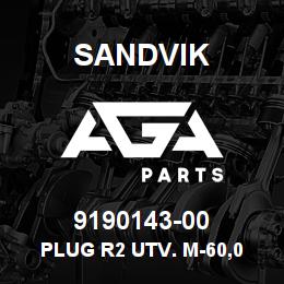 9190143-00 Sandvik PLUG R2 UTV. M-60,0 RB | AGA Parts